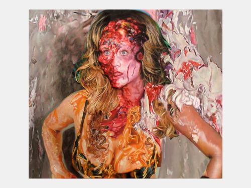 Francine Spiegel, Untitled, 2008. Acrylic on canvas, 30 x 26 in, 76 x 66 cm