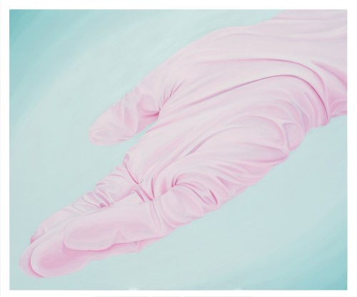 Anna Camner, Drifting, 2023. Oil on acrylic sheet, 100 x 120 cm (39.4 x 47 in)