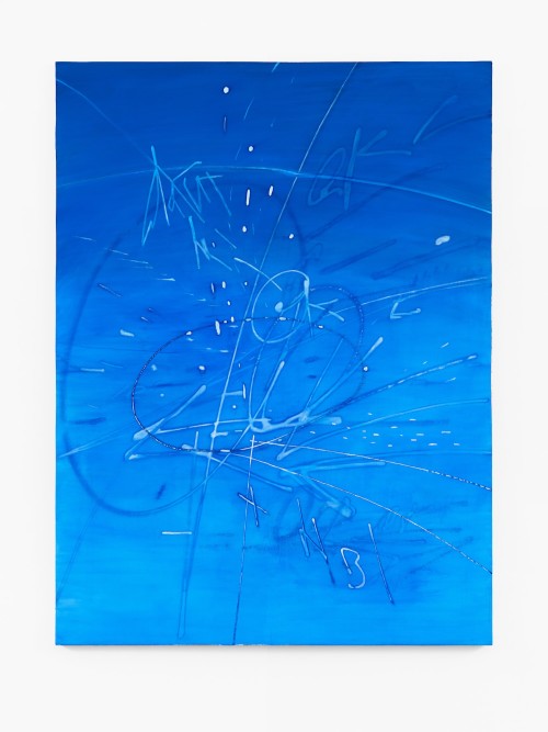 Jim Thorell, Mizu No Hanabi, 2024. Acrylic on linen, 200 x 150 cm (79 x 59 in)