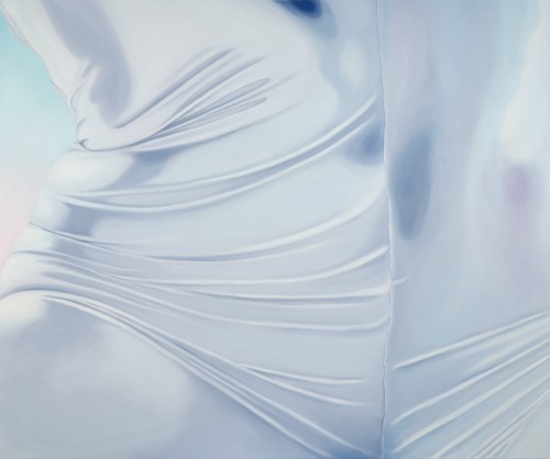 Anna Camner, Solarized, 2024. Oil on acrylic sheet, 100 x 120 cm (39.4 x 47 in)