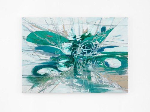 Jim Thorell, Cloverfeld Clear Quartz, 2024. Oil on linen, 100 x 140 cm (39 x 55 in)